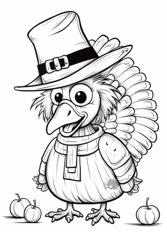 Turkey Wearing A Pilgrim