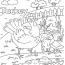 Turkey On The Farm Coloring Page For Kids