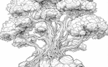 Turtle Tree Coloring Page