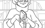 Velma From Scooby Doo Coloring Picture