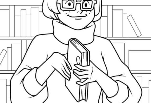 Velma From Scooby Doo Coloring Picture