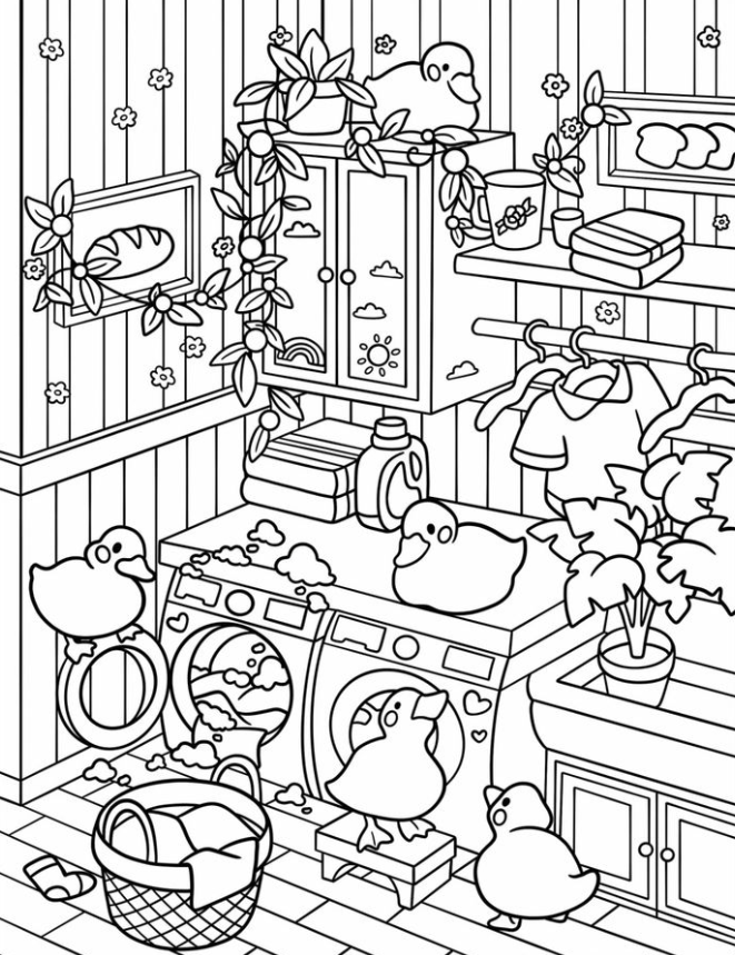 26 Aesthetic Coloring Pages (Free PDF