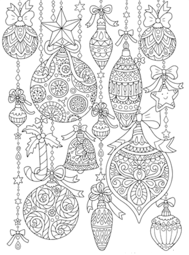 Christmas Coloring Page For