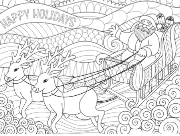 Christmas Coloring Sheet For