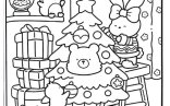 Desenhos Para Colorir Cozy Friend De Natal