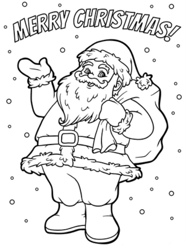 Father Christmas Coloring