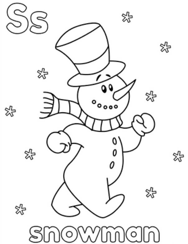 Frosty The Snowman Coloring