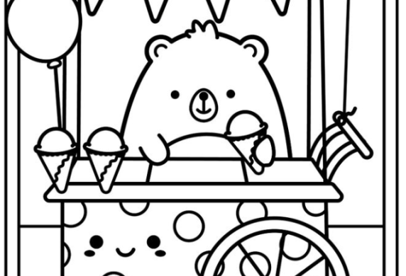 Ice Cream Coloring Pages (8 Free Printables To Download)   Cute Coloring Pages For Kids