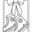 Ice Skates Coloring Sheet