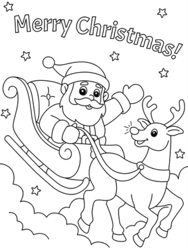 Merry Christmas Coloring