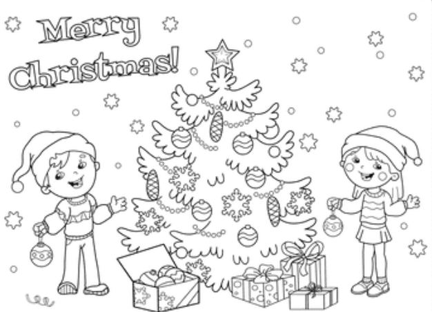 Merry Christmas Coloring