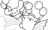 Pompompurin With Cinnamon Flying With Balloons