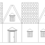 Printable Paper House Craft Templates