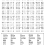 Printable Word Search Puzzles