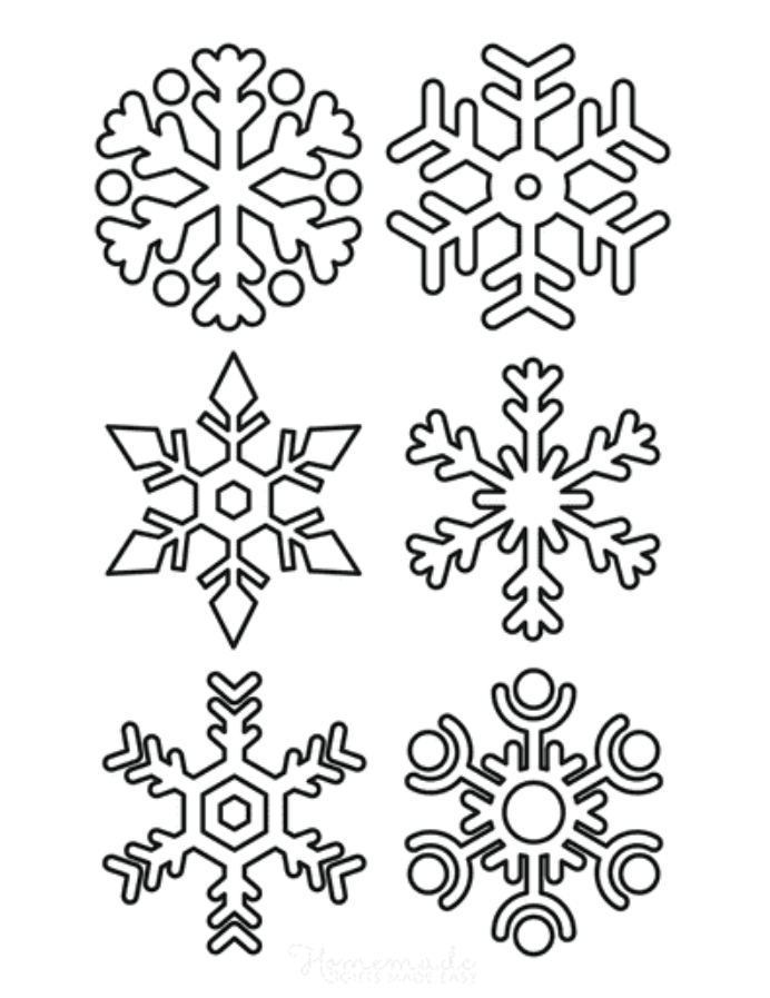 Simple Winter Snowflake