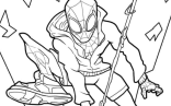 Spider Verse Spider Man With Web Shooter