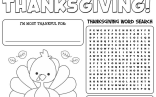 Thanksgiving Activity Sheet Free PDF Printables