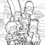 The Simpsons Family Coloring Page