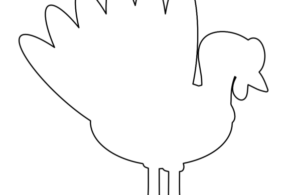 Turkey Cut Out Template