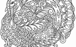 Turkey Mandala Coloring Sheet For Adults