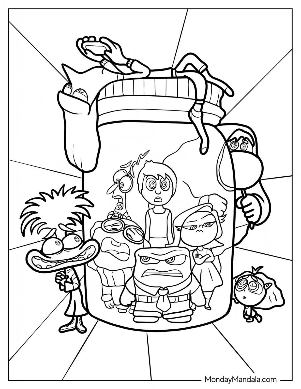 Amazing Cartoon Coloring Pages