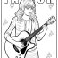 Classy Taylor Swift Coloring Pages Inspiration