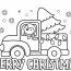 Merry Christmas Truck With Tree