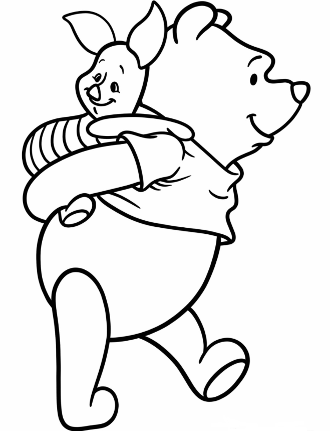 Piglet Riding On Winnie The Pooh’s