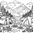 Best Camping Coloring Pages Photo