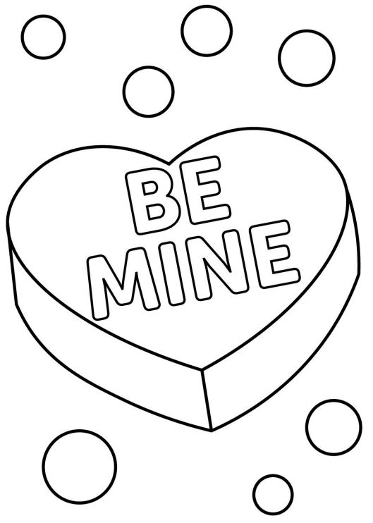 Free Printable Coloring Pages For Kids Valentines