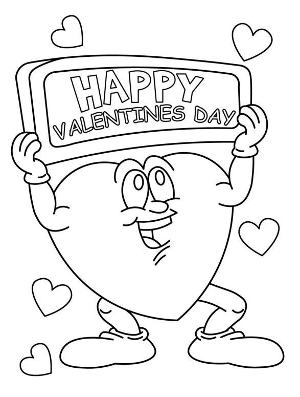 Free Valentines Day Coloring