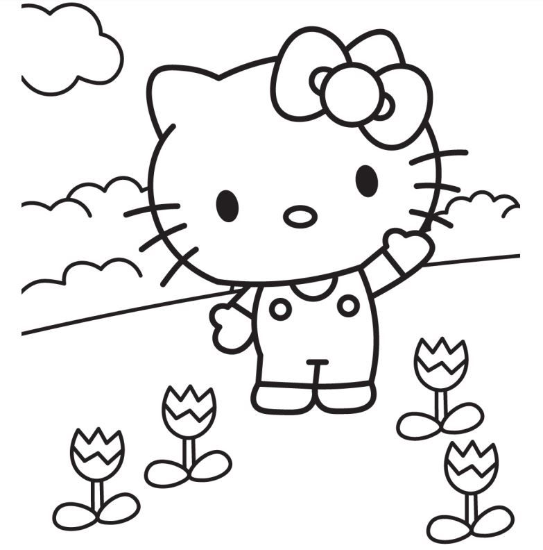 Hello Kitty Coloring