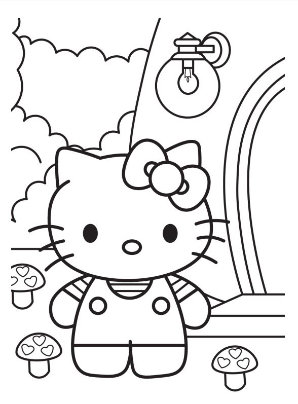 Hello Kitty Coloring