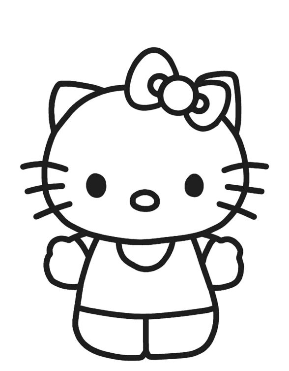 Hello Kitty Coloring