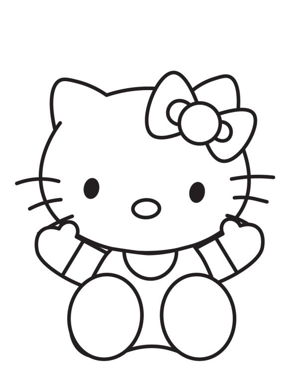 Hello Kitty Printable Coloring