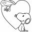 Snoopy Receiving Love Letter Coloring Sheet For Kids