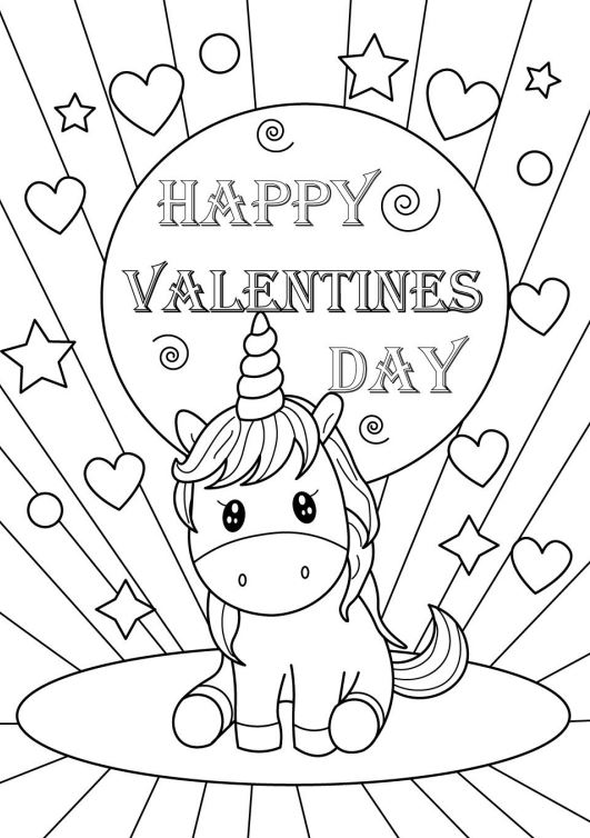 Valentines Day Coloring