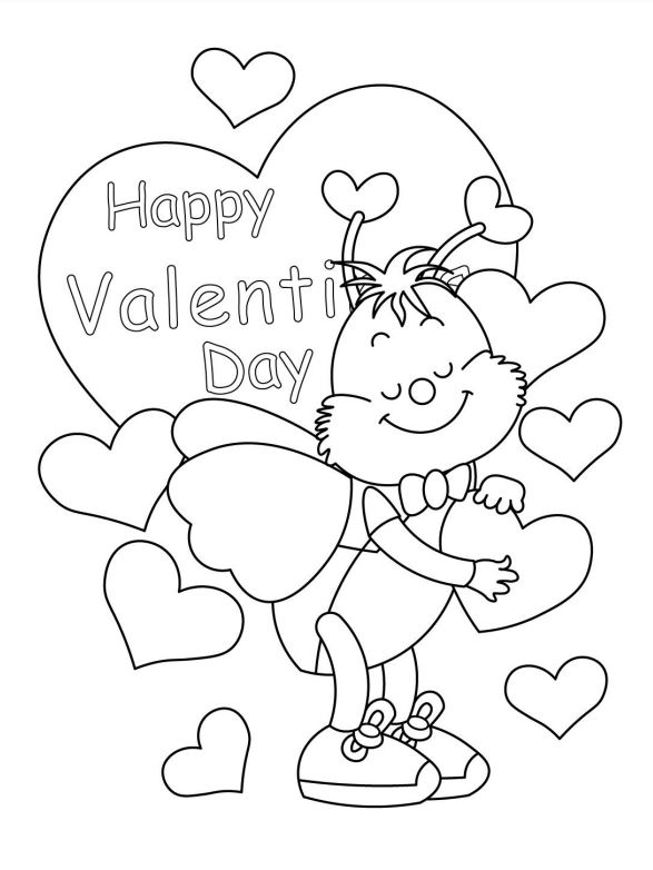 Valentines Day Coloring