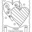 Valentines Day Heart Coloring Pictures