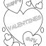 Valentines Day Hearts Coloring Pages